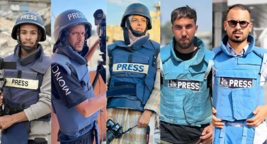 Outrage After Israel Kills Five Journalists